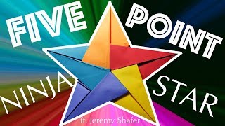 How to Make a 5Point Ninja Star ft Jeremy Shafer [upl. by Halford]