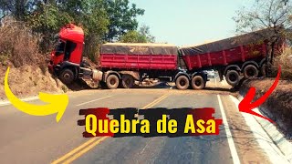 Caminhões ao extremo AS MELHORES QUEBRAS DE ASA [upl. by Bohs]