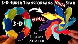 3D Super Transforming Ninja Star [upl. by Aidni]