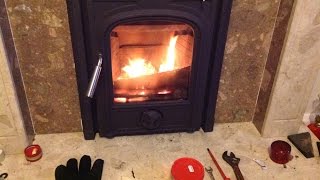 Woodburner install [upl. by Corkhill]