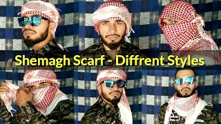 Eid Special  How to Tie Shemagh Scarf  Different Styles Tutorial  AL Aamir Khan [upl. by Brodie]