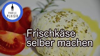 Frischkäse selber machen  Thomas kocht [upl. by Anaitit]