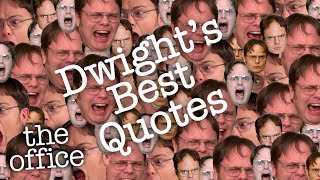 DWIGHTS BEST QUOTES  The Office US [upl. by Eicnarf603]