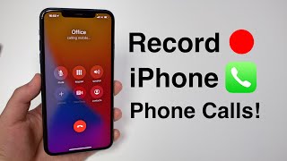 How to Record Phone Calls on iPhone FREE amp No Jailbreak [upl. by Sirap]