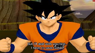 Dragon Ball Z Budokai Walkthrough Part 1  Goku Picollo vs Raditz PCSX2  Sweetfx [upl. by Itirahc]