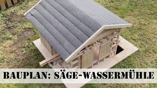 Bauplan Wassermühle mit Sägewerk [upl. by Ruthanne]