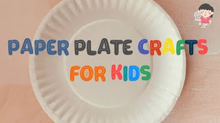 SPRING CRAFTS FOR KIDS  PAPER PLATE CRAFT IDEAS for KIDS  DIY PAPER PLATE FLOWER [upl. by Aidni531]