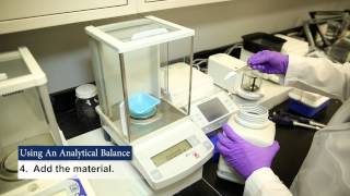 Using An Analytical Balance [upl. by Jermaine]