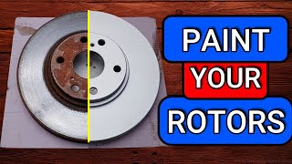 How to Paint Brake Rotors  THE PROPER WAY [upl. by Aerdnak]