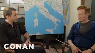 Conan amp Jordan Schlansky Plan Their Trip To Italy  CONAN on TBS [upl. by Dnarb]