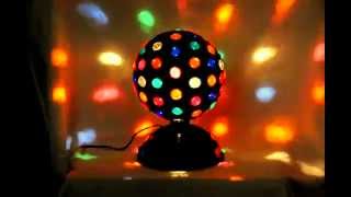 8quot Rotating Disco Party Lamp Light [upl. by Guild]