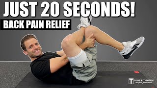 6 Exercises To Relieve Back Pain In 9 Minutes  FOLLOW ALONG [upl. by Budworth]