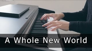 Aladdin  A Whole New World Piano Cover by Riyandi Kusuma [upl. by Yenitirb]