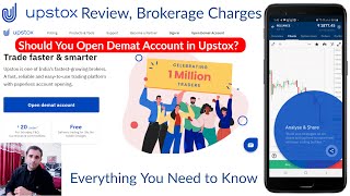 Upstox Review in Detail Upstox Brokerage Charges Demat Account Opening Process Margin [upl. by Tillman818]