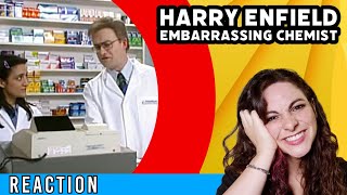 American Reacts  HARRY ENFIELD  Embarrassing Chemist [upl. by Tomaso]