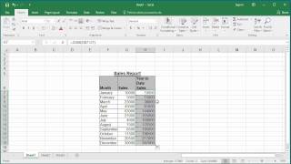 How to Calculate Running Totals or Cumulative Sum for a Range of Cells in Excel 2016 [upl. by Watson868]