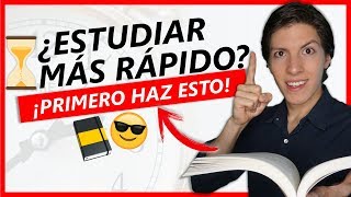 🕑 TRUCOS para ESTUDIAR más RÁPIDO Cómo Aumentar la Productividad  Técnicas de Estudio 1 [upl. by Ireland]