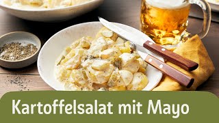 Kartoffelsalat mit Mayonnaise  REWE Deine Küche [upl. by Schwerin825]