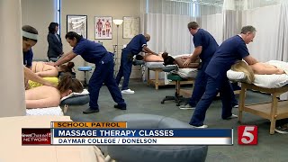 Students Learn Massage Therapy At Daymar College [upl. by Mehsah294]