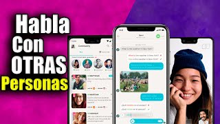 La Mejor app para APRENDER Ingles Hablando con otras PERSONAS [upl. by Kruter779]