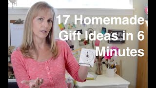 17 Homemade Gift Ideas In 6 Minutes  AnOregonCottagecom [upl. by Felder630]