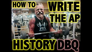 How to Write the DBQ Document Based Question Process Contextualization amp Thesis point Explained [upl. by Jourdan516]