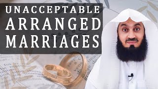 Unacceptable Arranged Marriages IMPORTANT  Mufti Menk [upl. by Notsnhoj]