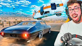 ACCIDENTES REALES en el DESIERTO 💥  BeamNG Drive [upl. by Rebekah]