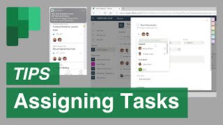 Microsoft Planner  Tips for Assigning a Task [upl. by Kovacs]