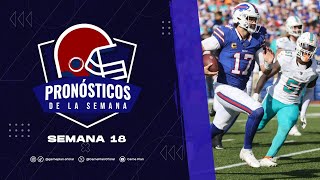 Pronósticos Semana 18 NFL 2023 [upl. by Ikram]