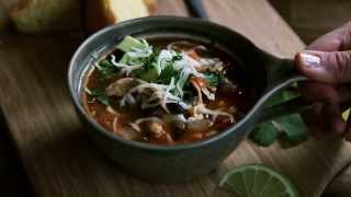 How to Make Southwestern Turkey Soup  Soup Recipes  Allrecipescom [upl. by Zed]