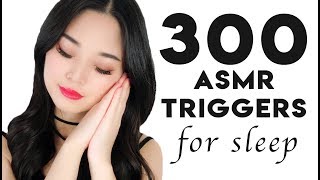 ASMR 300 ASMR Triggers For Sleep 4 Hours [upl. by Notwen]