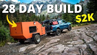 FULL TOUR  How To Build an AFFORDABLE CAMPER in 4 Weeks [upl. by June]