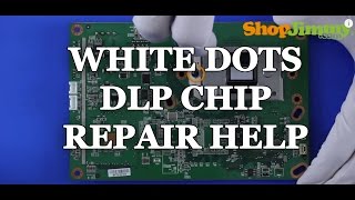 Replacing a DLP TV Chip  White Dots Issue  How to Fix Mitsubishi DLP TVs [upl. by Yaras]