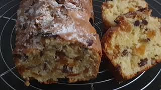 Recette très facile cake moelleux aux fruits secs [upl. by Anihpled880]