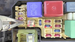 2000 Toyota Corolla Starter Fuses Starter Relay Circuit Explained [upl. by Hagile]