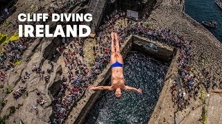 Diving from Irish skies  Red Bull Cliff Diving World Series 2014 [upl. by Quinta]