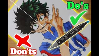 Dos and Donts  How to use Alcohol Markers like a PRO [upl. by Ayrolg131]