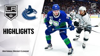 NHL Highlights  Kings  Canucks 122819 [upl. by Cindi]