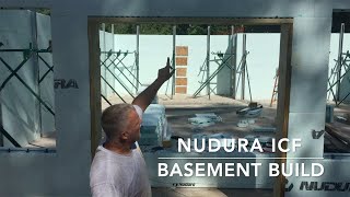 Nudura ICF basement building TIPS AND TRICKS [upl. by Scotti154]