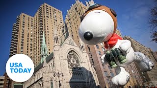 Macys Thanksgiving Day parade in New York City  USA TODAY [upl. by Lorry]