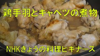 鶏手羽とキャベツの煮物 NHKきょうの料理ビギナーズレシピ [upl. by Alcina]