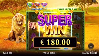 Unibet casino Diamond King slot session  Crazy payout [upl. by Adel505]