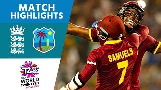 Brathwaite Hits 4 Sixes To Win  England vs West Indies  ICC Mens WT20 FINAL  Highlights [upl. by Heda]