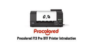 Procolored F13 Pro DTF Printer Introduction [upl. by Lleret219]