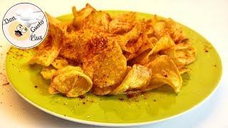 Selbstgemachte Kartoffelchips 🥔😍  Heißluftfritteuse Airfryer [upl. by Anileba]