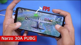 Realme Narzo 30A Pubg Mobile Gaming Test with FPS Graphics amp Gyro  PUBG Gameplay 🔥🔥 [upl. by Zerelda553]