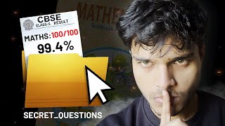 Secret Questions to Score 100100 in Maths [upl. by Elaynad]