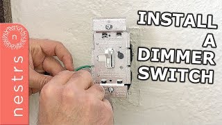 How to Install an LED Dimmer Switch  Nestrs [upl. by Assitruc]