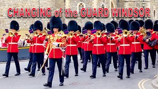 BAND OF THE GRENADIER GUARDS WITH Nijmegen Company Grenadier Guards Windsor 24th June 2022 guards [upl. by Hsekar]